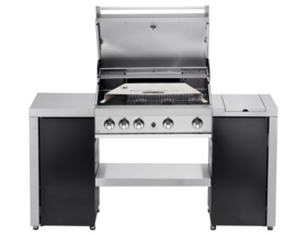 Gas BBQ Pizzaoven Set  Aluminium