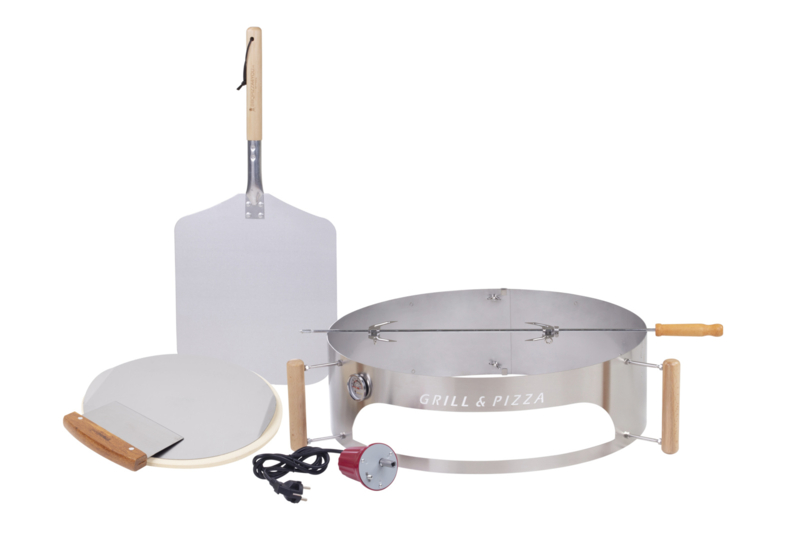 Grill- & Pizzaring Deluxe Set Compleet