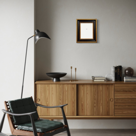 Sexy Mier in antieke zwart met gouden lijst