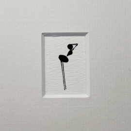 Sexy Mier in antieke bruine lijst