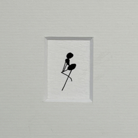 Sexy Mier in antieke gouden lijst