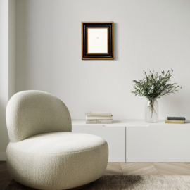 Sexy Mier in antieke zwart met gouden lijst