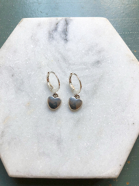 Tiny hearts earrings