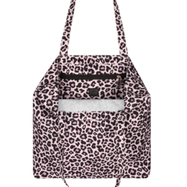 leopard bag - white