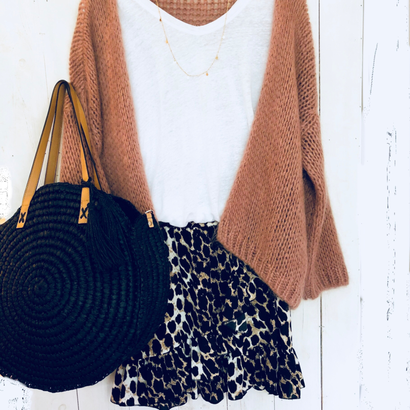 Comfy vest blush | TRUIEN, VESTEN & JASJES | Izza Comfy vest roestkleurig | TRUIEN, VESTEN & JASJES | Izza