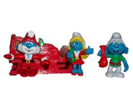 Smurfen Kerstslee speelset