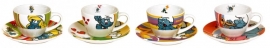 4-delig Espresso setje