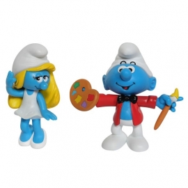 Speelset Schildersmurf en Smurfin