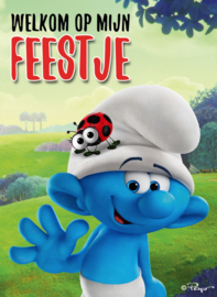 Smurfs uitnodigingen