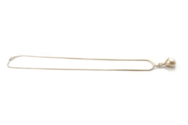 Erwin Borggreve - Collier met sierlijke parel hanger -10033