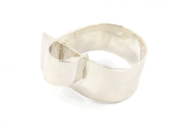 Galerie Puur - Abstracte ring zilver - 11043