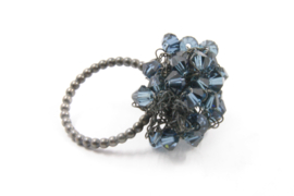 Hester Zagt - Ring zilver met swarovski - 9702