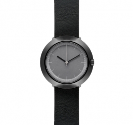Fuji Horloge - grijs met zwarte band