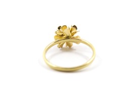 Erwin Borggreve - Ring goud met bloem - 10721