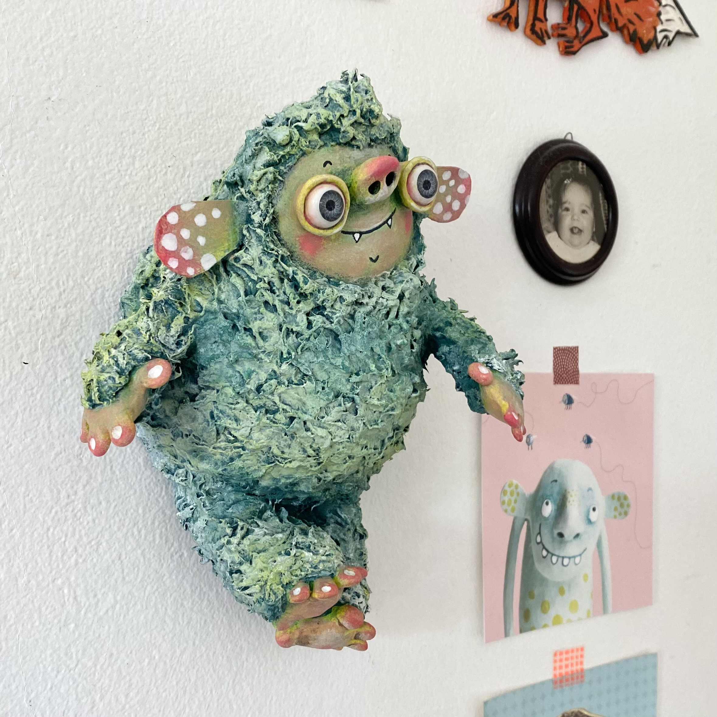 Muur monster 'Bobo'