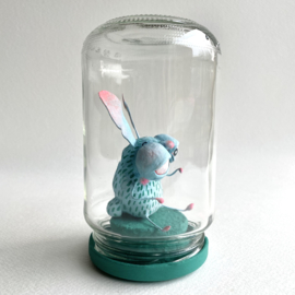 Willow in glazen potje