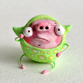 Smip monster in een bol