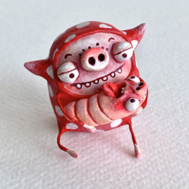 Bitty monster in a bubble