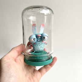 Willow in glazen potje