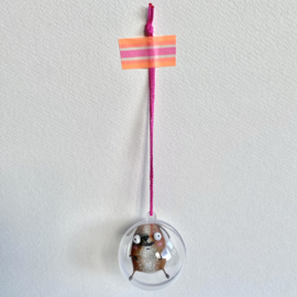 Puddle doggie in a bubble