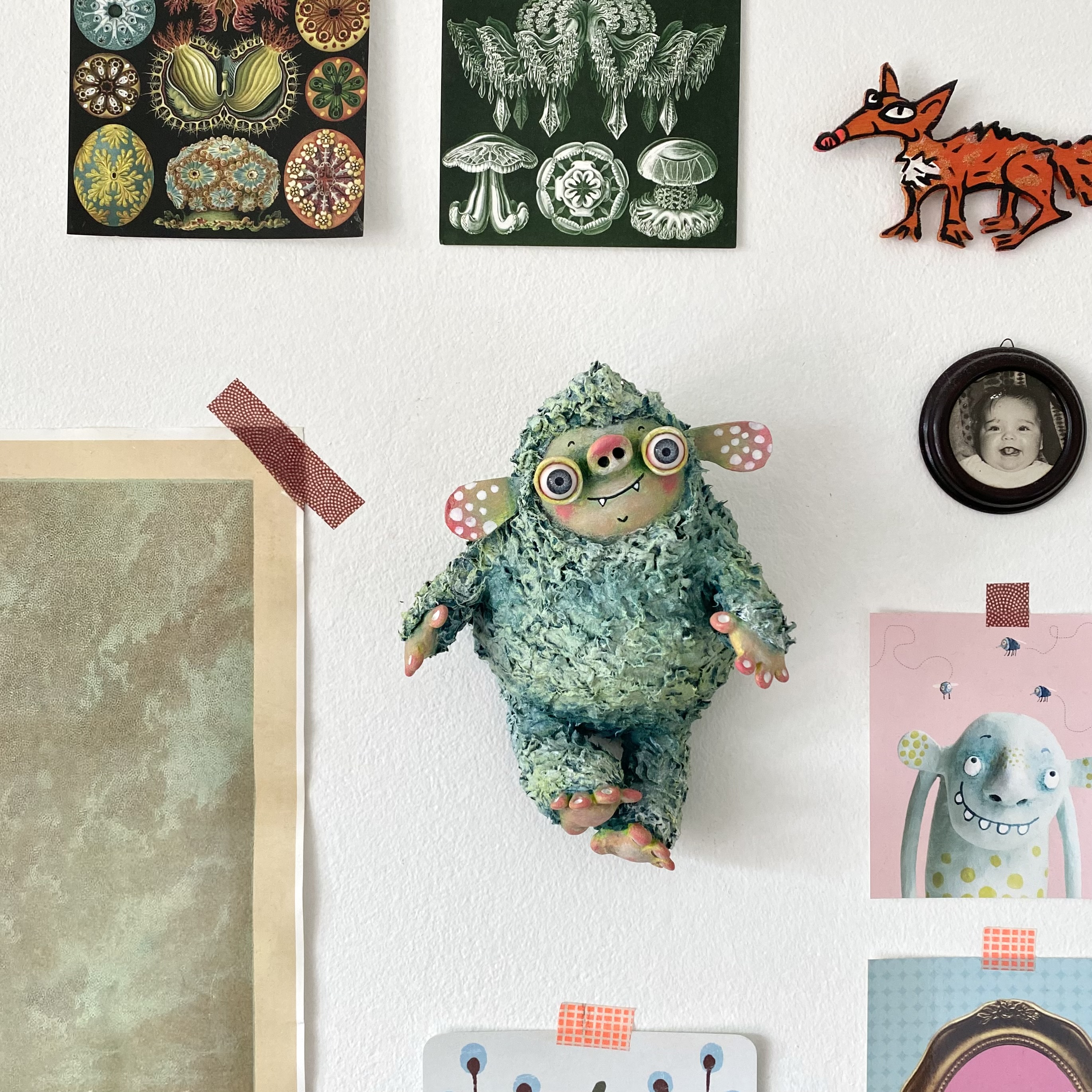 Muur monster 'Bobo'