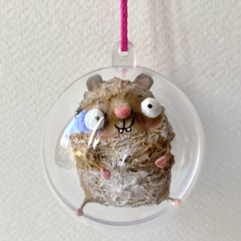 Chip hamster in a bubble