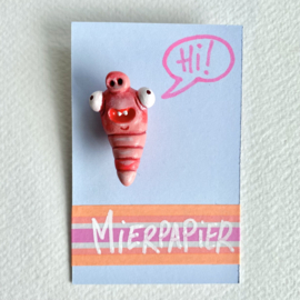 Worm voor op je tas