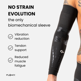 Floky NO STRAIN EVOLUTION Sleeve - ZWART (1 stuk)