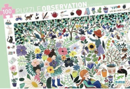 Djeco - observatiepuzzel  - 1000 bloemen  DJ07507