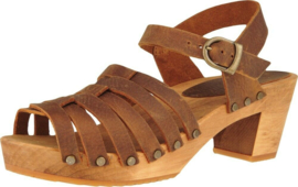 Sanita Silo Square Sandal Chestnut