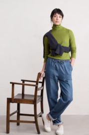 Seasalt - Hazel Rib Top- Dark Citron