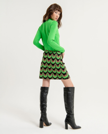 Surkana Short Skirt with double-breasted effect Green 553CAJA615