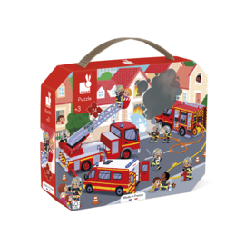 Janod  puzzel - de brandweer