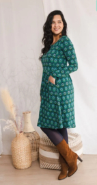 Tante Betsy dress Frenchy Orna blom Green