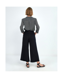 Surkana crop Trousers with turn-up Black 522ROLI527