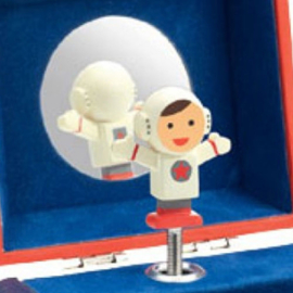 Djeco muziek/speel-doosje astronaut DJ06606
