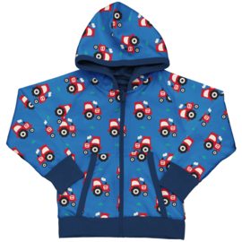 Maxomorra Cardigan Hood Reversible Tractor