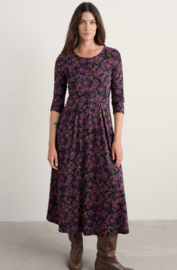 Seasalt -Veronica Dress-Evening Woodland Onyx