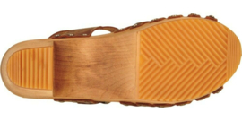 Sanita Silo Square Sandal Chestnut