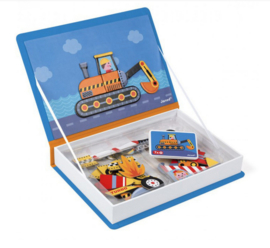 Janod magneetboek racers