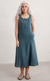 Seasalt Sleeveless Grass Wave Dress-Pool