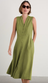 Seasalt Carved Wood Dress -Dark Citron