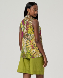 Surkana  Sleeveless Shirt-Green  526MILE117