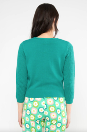 Blutsgeschwister Cardigan-Sweet Petite Cypress Petrol