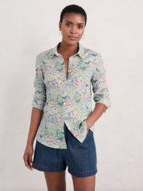 Seasalt  Larissa Shirt - Meadow Birds Chalk