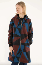 Danekarla softshell Black Ocean Triangulate