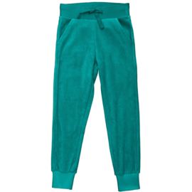 Maxomorra pants rib velours Lagoon