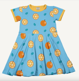 Maxomorra Circle Dress-Orange