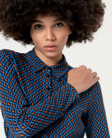 Surkana Fitted Shirt Longsleeves Blue 554MEVI113