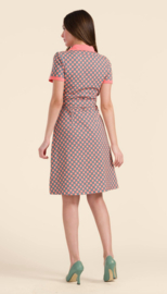 LaLamour-Monique Dress-Vintage Coral Flower